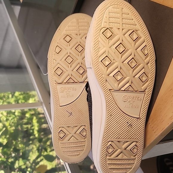 Converse Chuck Taylor x Nike Flyknit w/Lunarlon Charcoal High-Top Sneakers W 7.5 - Picture 11 of 14